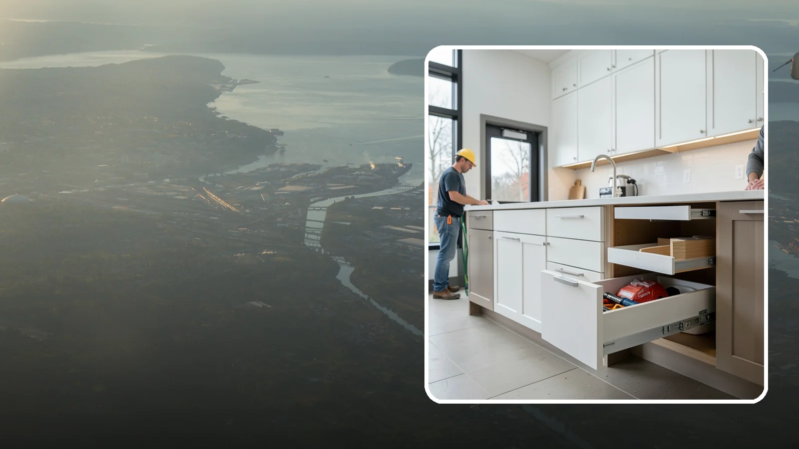Soft-Close Drawer Upgrade in Fife, Pierce County, WA - Replacing standard drawer glides with soft-close slides for smooth, silent, full-extension drawer operation.