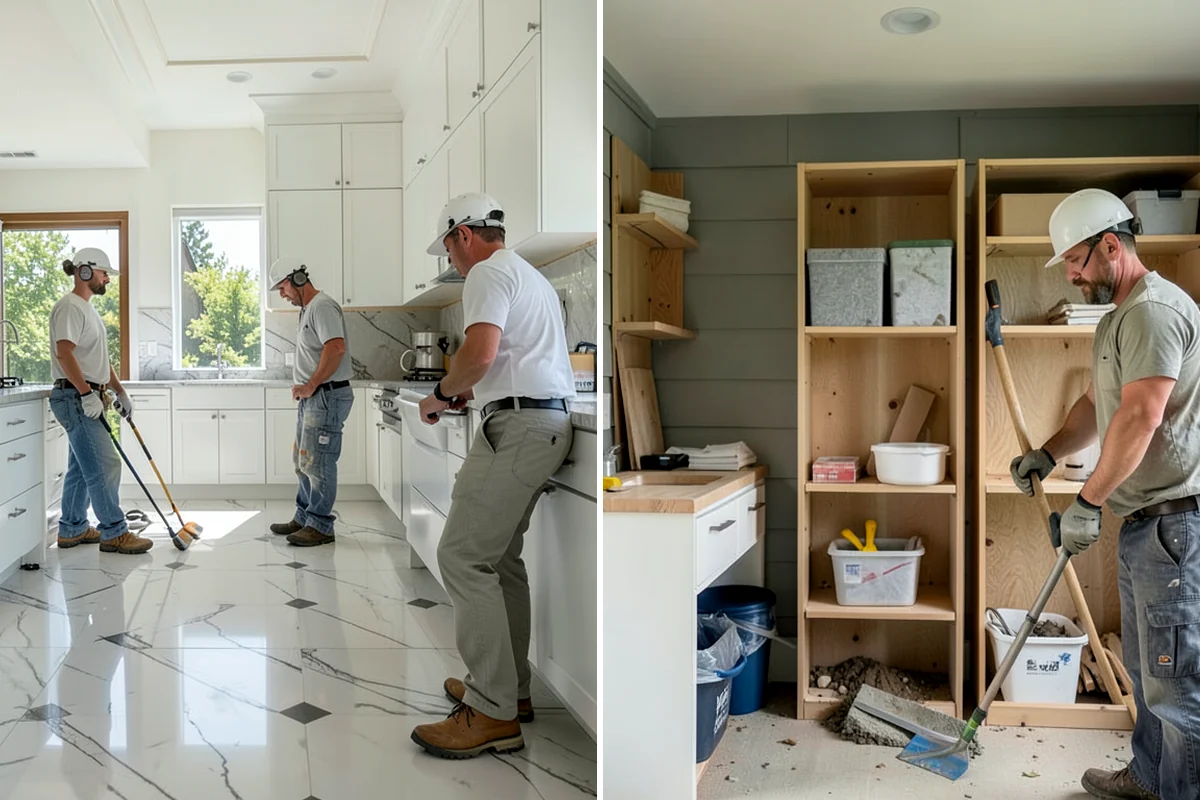 Soft-Close Drawer Upgrade in Kenmore, King County, WA - Measure drawer boxes and check clearances