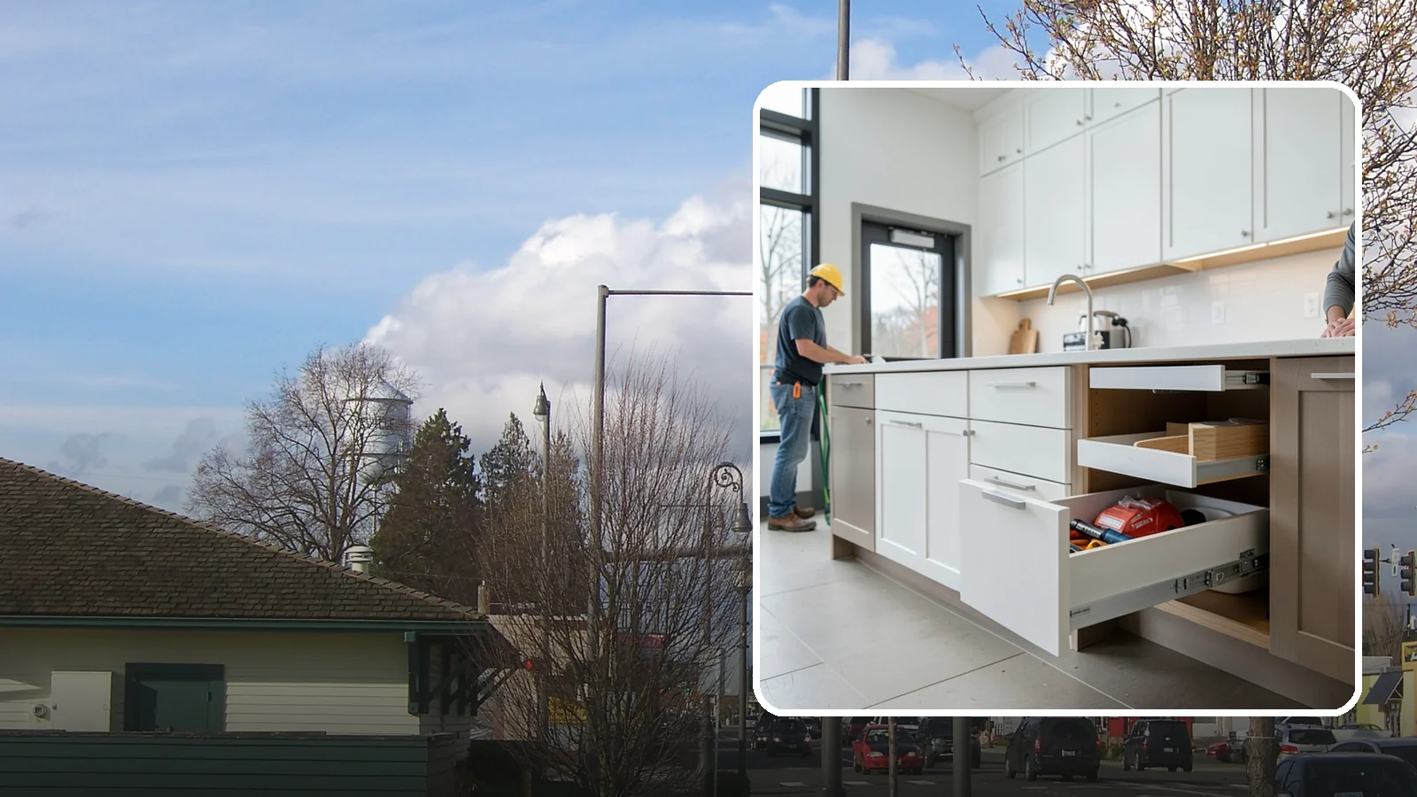 Soft-Close Drawer Upgrade in Marysville, Snohomish County, WA - Replacing standard drawer glides with soft-close slides for smooth, silent, full-extension drawer operation.