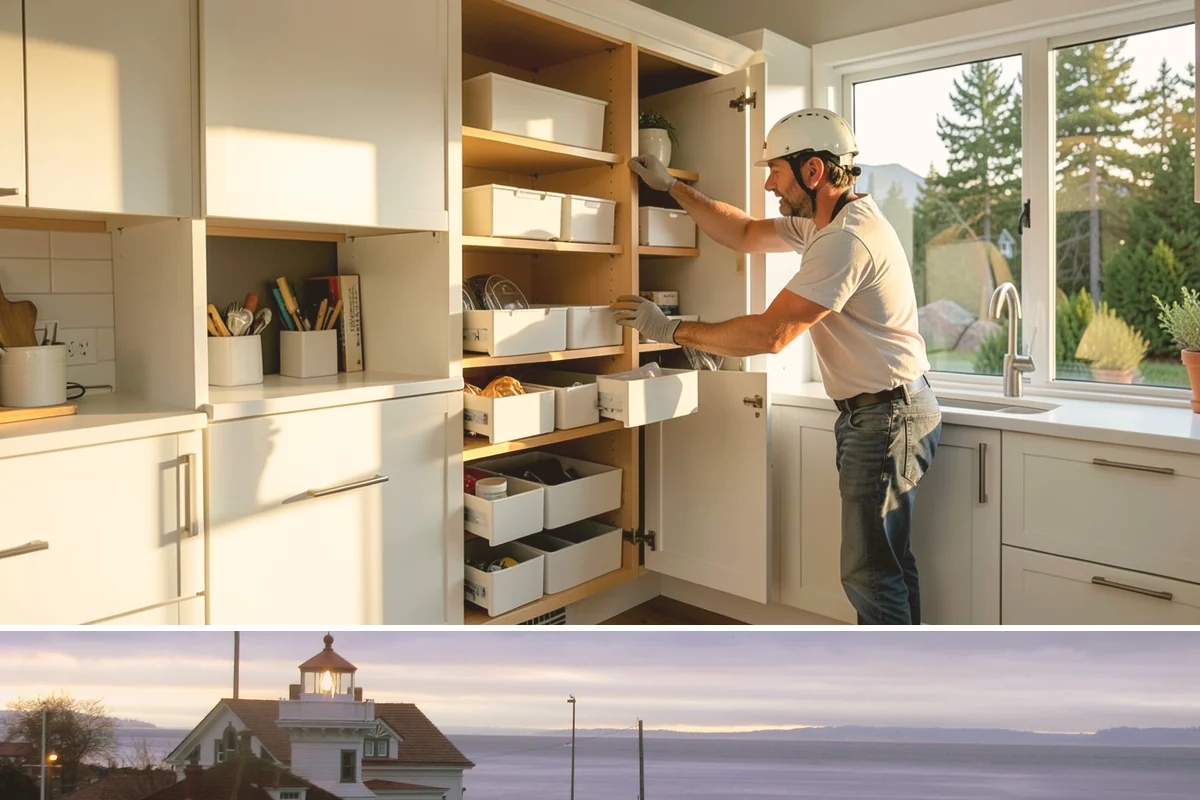 Soft-Close Drawer Upgrade in Mukilteo, Snohomish County, WA - Drawer upgrades carry no seasonal limits and can be completed comfortably in a single visit any time of year.