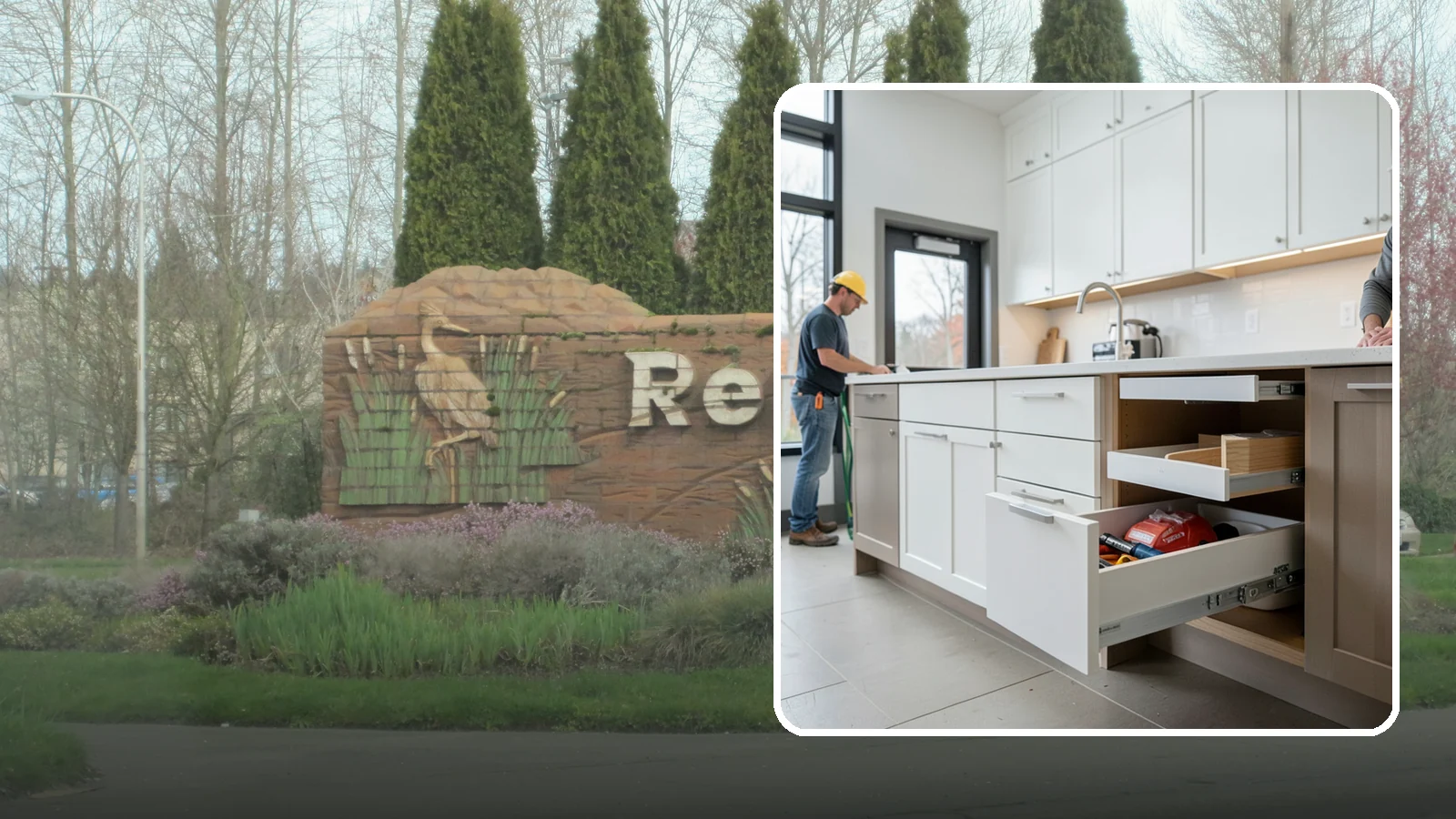 Soft-Close Drawer Upgrade in Renton, King County, WA - Replacing standard drawer glides with soft-close slides for smooth, silent, full-extension drawer operation.