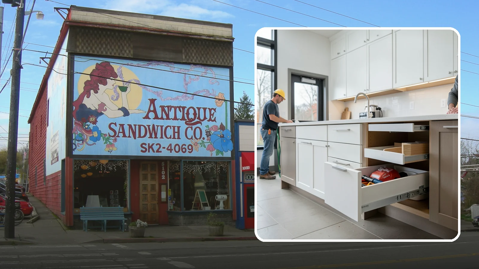 Soft-Close Drawer Upgrade in Ruston, Pierce County, WA - Replacing standard drawer glides with soft-close slides for smooth, silent, full-extension drawer operation.