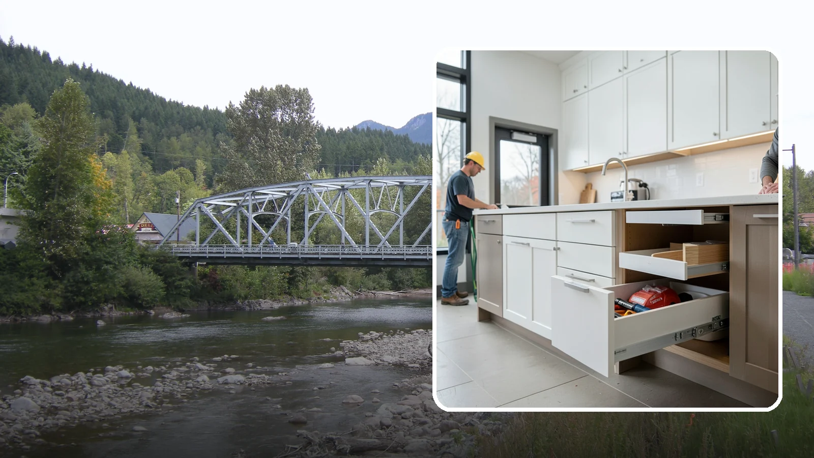 Soft-Close Drawer Upgrade in Skykomish, King County, WA - Replacing standard drawer glides with soft-close slides for smooth, silent, full-extension drawer operation.