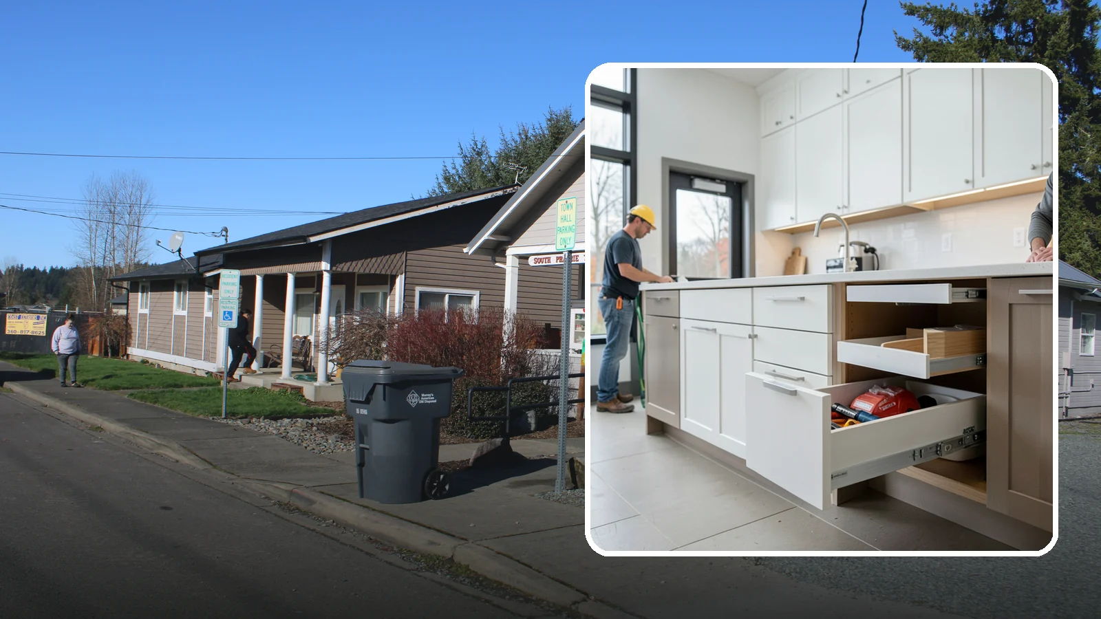 Soft-Close Drawer Upgrade in South Prairie, Pierce County, WA - Replacing standard drawer glides with soft-close slides for smooth, silent, full-extension drawer operation.