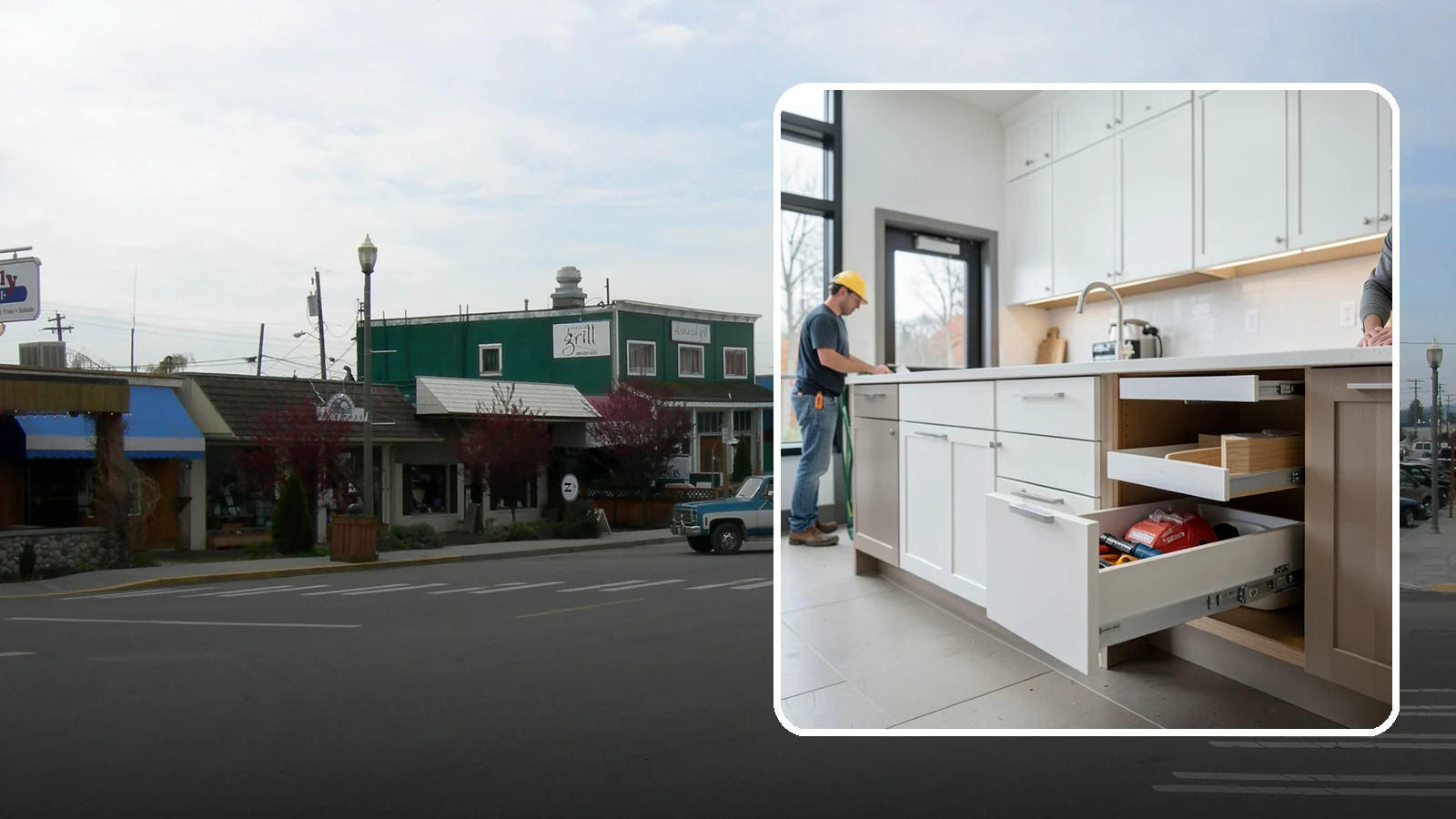 Soft-Close Drawer Upgrade in Stanwood, Snohomish County, WA - Replacing standard drawer glides with soft-close slides for smooth, silent, full-extension drawer operation.