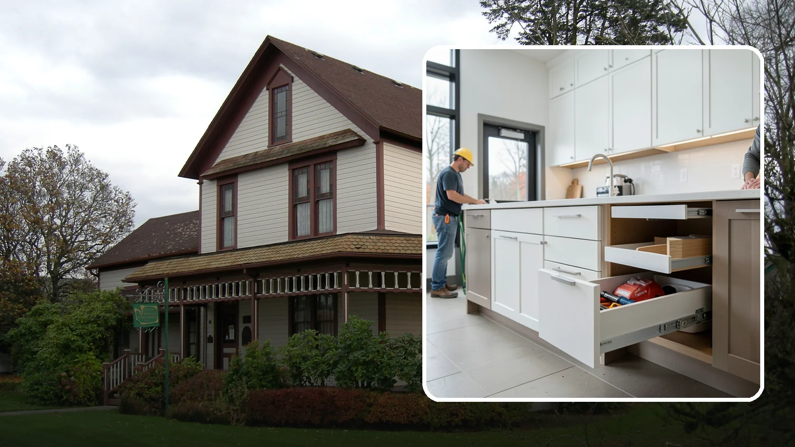 Soft-Close Drawer Upgrade in Sumner, Pierce County, WA - Replacing standard drawer glides with soft-close slides for smooth, silent, full-extension drawer operation.