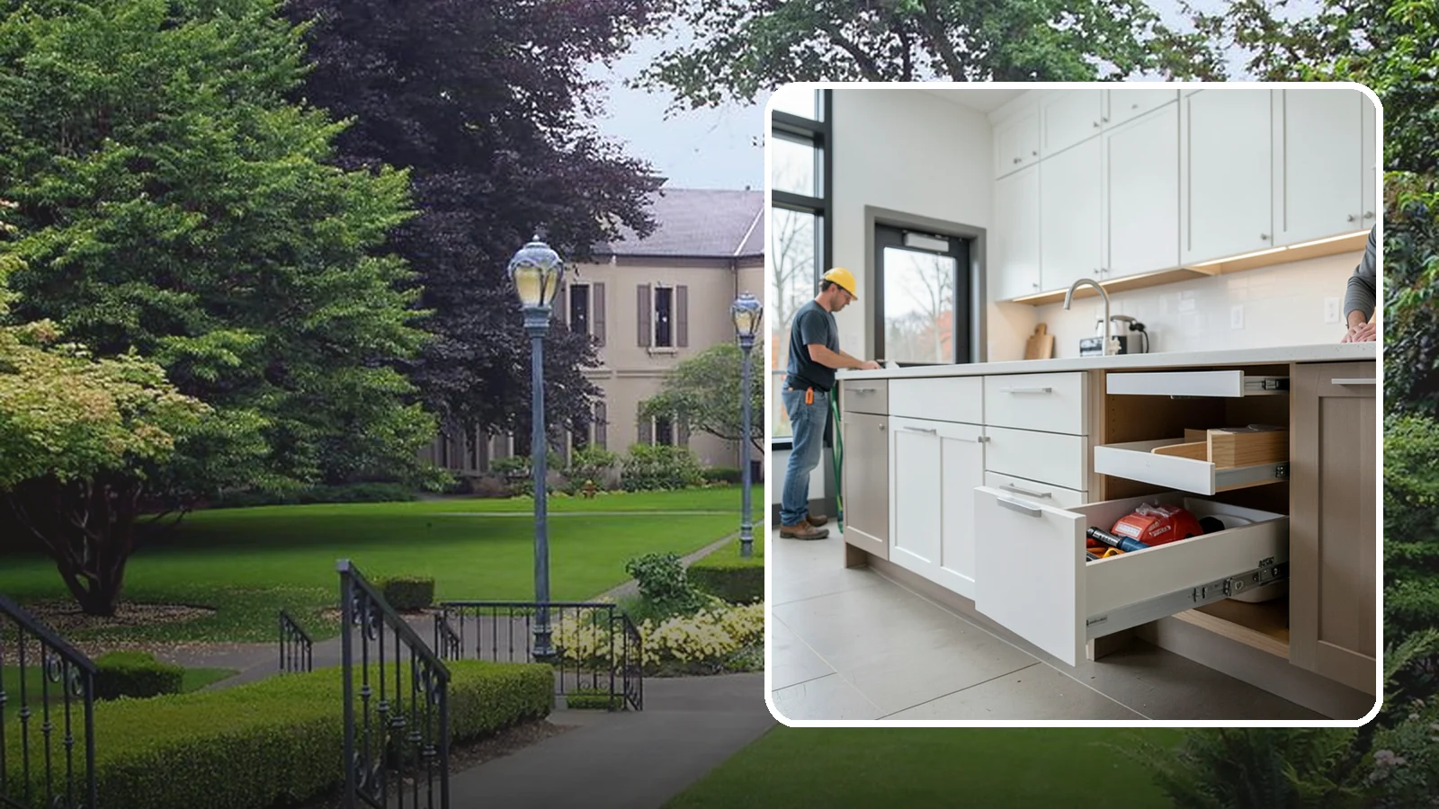 Soft-Close Drawer Upgrade in Woodinville, King County, WA - Replacing standard drawer glides with soft-close slides for smooth, silent, full-extension drawer operation.