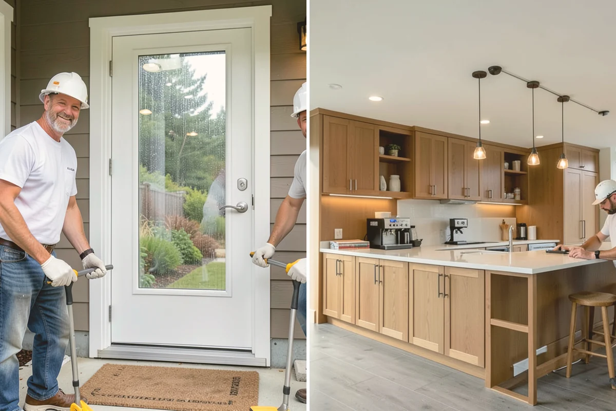 Soft-Close Hinge Installation in Algona, King County, WA - Inspect current doors and hinge configuration