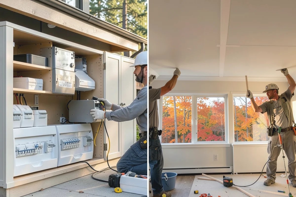 Soft-Close Hinge Installation in Beaux Arts Village, King County, WA - Inspect current doors and hinge configuration