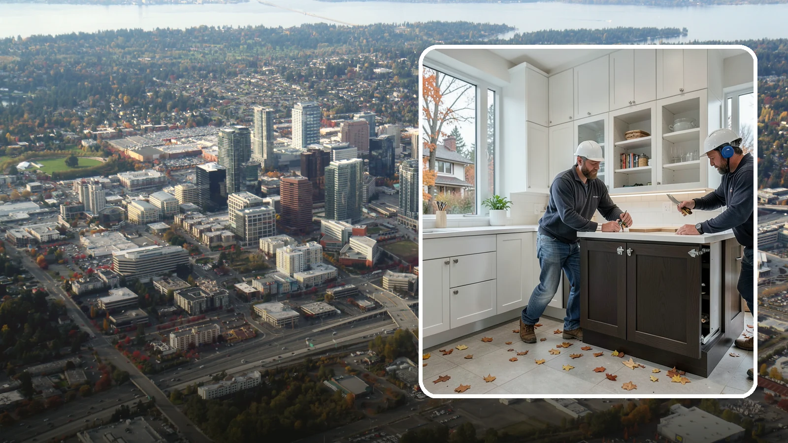 Soft-Close Hinge Installation in Bellevue, King County, WA - Upgrading your existing cabinet doors with soft-close hinges that eliminate slamming and gentle everyday wear.
