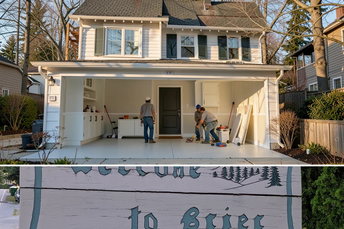 Soft-Close Hinge Installation in Brier, Snohomish County, WA - This small upgrade can be scheduled any time of year with essentially no seasonal constraints.