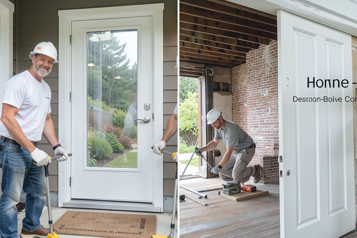 Soft-Close Hinge Installation in Buckley, Pierce County, WA - Inspect current doors and hinge configuration