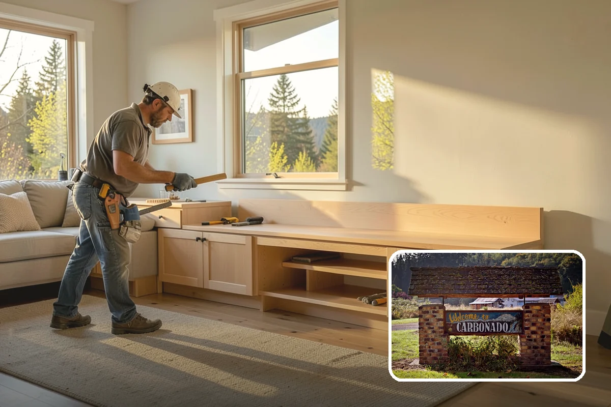 Soft-Close Hinge Installation in Carbonado, Pierce County, WA - Quiet, gentle door closing on every cabinet