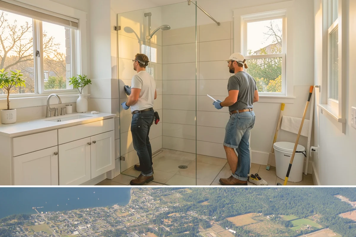 Soft-Close Hinge Installation in Coupeville, Island County, WA - This small upgrade can be scheduled any time of year with essentially no seasonal constraints.