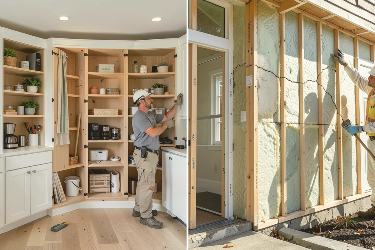 Soft-Close Hinge Installation in Eatonville, Pierce County, WA - Inspect current doors and hinge configuration