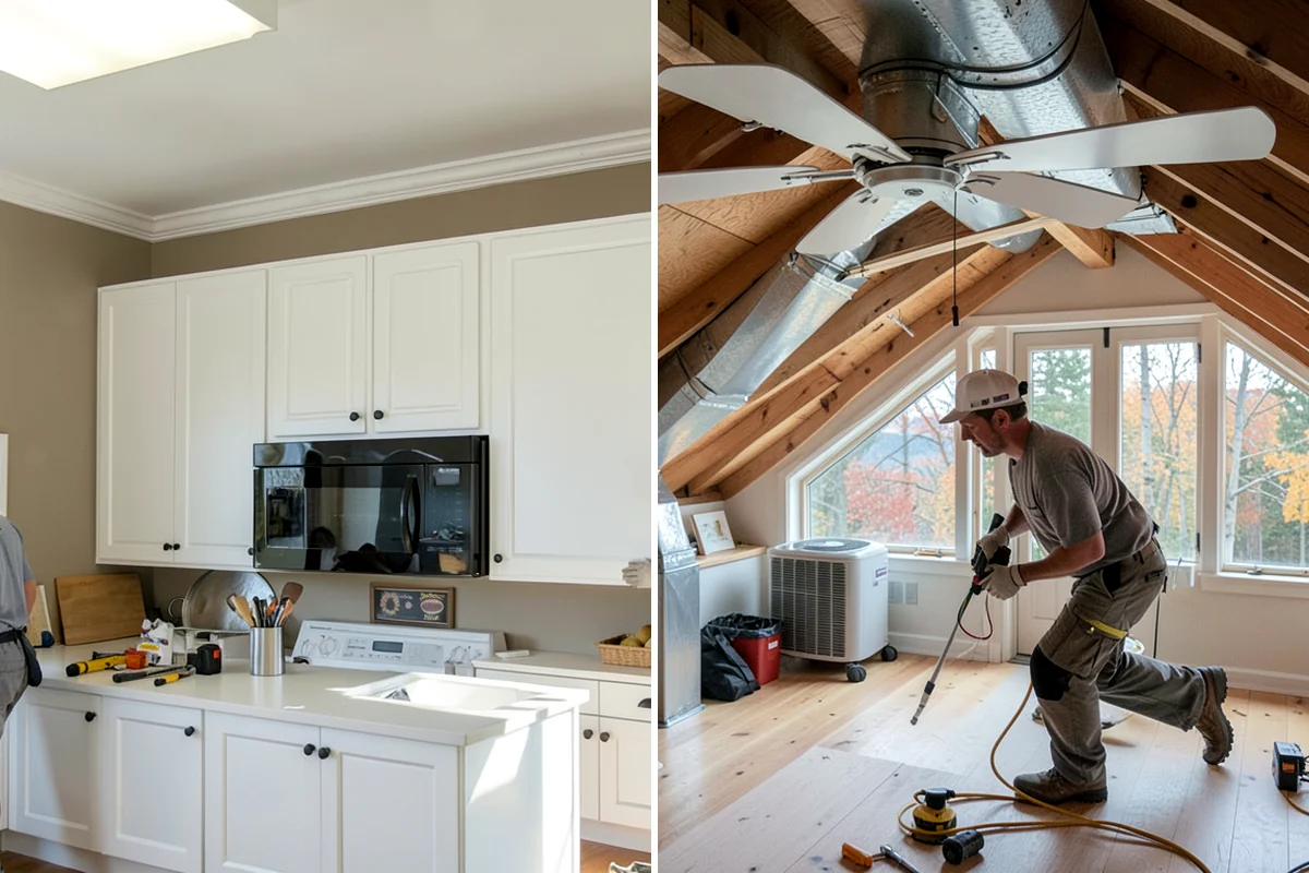 Soft-Close Hinge Installation in Federal Way, King County, WA - Inspect current doors and hinge configuration