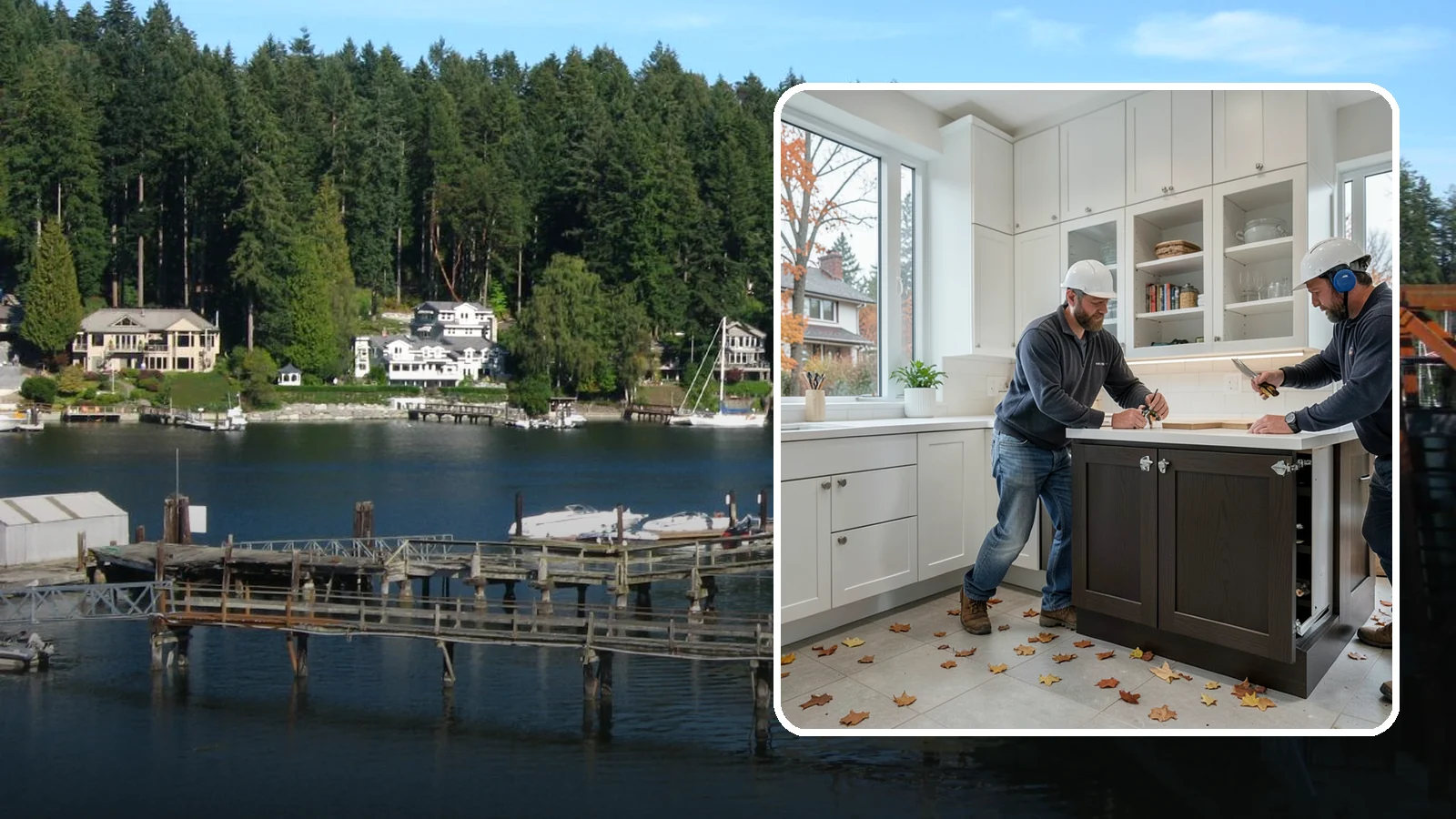 Soft-Close Hinge Installation in Gig Harbor, Pierce County, WA - Upgrading your existing cabinet doors with soft-close hinges that eliminate slamming and gentle everyday wear.