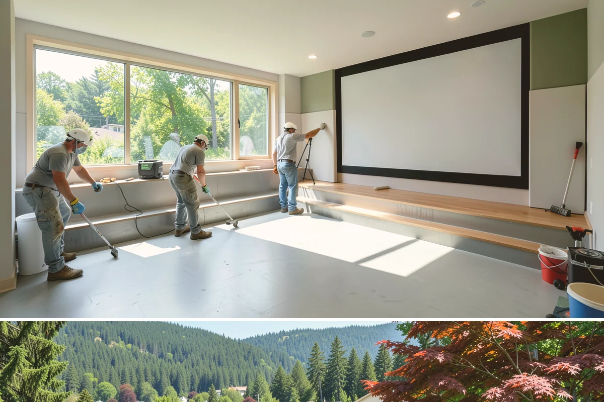 Soft-Close Hinge Installation in Index, Snohomish County, WA - This small upgrade can be scheduled any time of year with essentially no seasonal constraints.