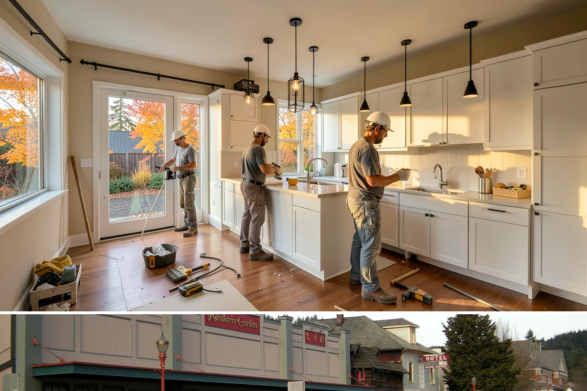 Soft-Close Hinge Installation in Issaquah, King County, WA - This small upgrade can be scheduled any time of year with essentially no seasonal constraints.
