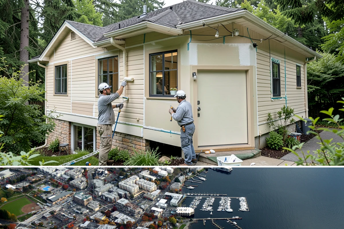 Soft-Close Hinge Installation in Kirkland, King County, WA - This small upgrade can be scheduled any time of year with essentially no seasonal constraints.