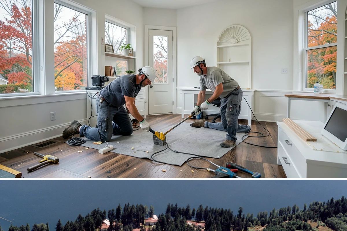 Soft-Close Hinge Installation in Lakewood, Pierce County, WA - This small upgrade can be scheduled any time of year with essentially no seasonal constraints.