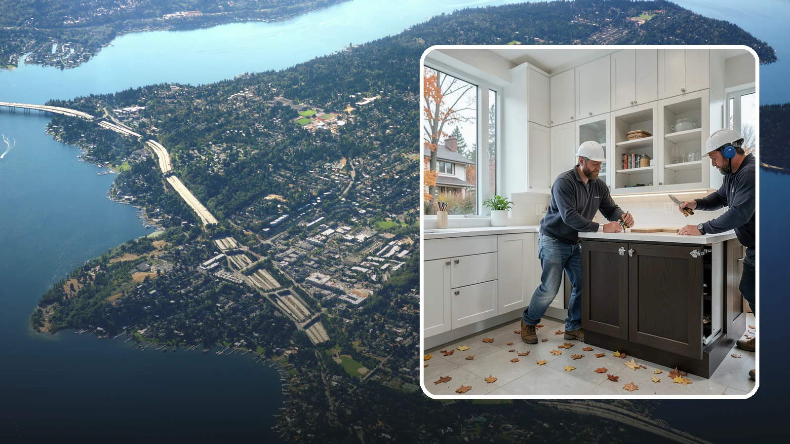 Soft-Close Hinge Installation in Mercer Island, King County, WA - Upgrading your existing cabinet doors with soft-close hinges that eliminate slamming and gentle everyday wear.