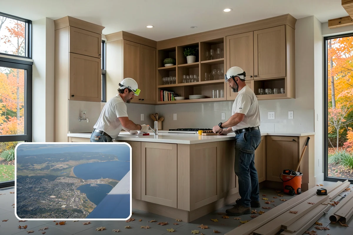 Soft-Close Hinge Installation in Oak Harbor, Island County, WA - Quiet, gentle door closing on every cabinet