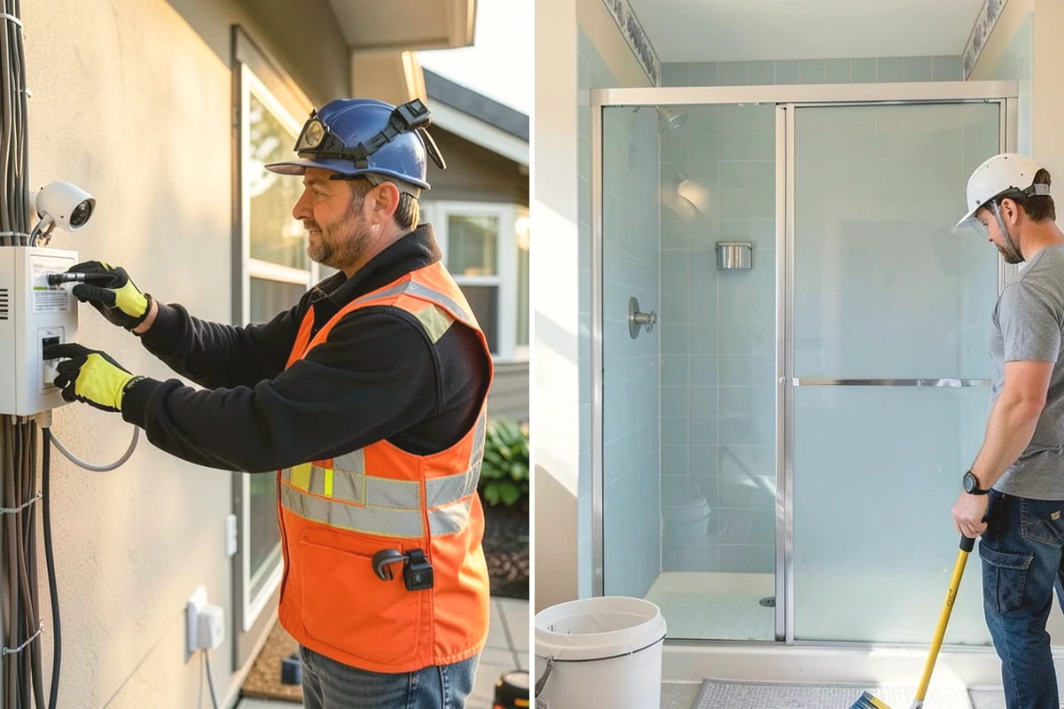 Soft-Close Hinge Installation in Ruston, Pierce County, WA - Inspect current doors and hinge configuration