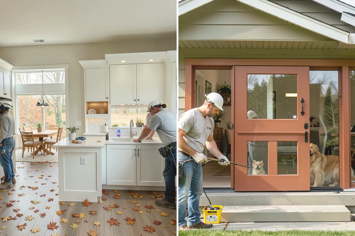 Soft-Close Hinge Installation in Tukwila, King County, WA - Inspect current doors and hinge configuration