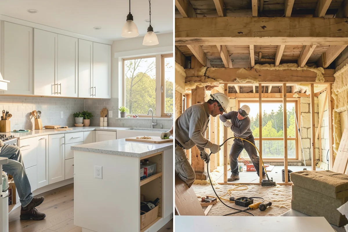 Soft-Close Hinge Installation in Wilkeson, Pierce County, WA - Inspect current doors and hinge configuration