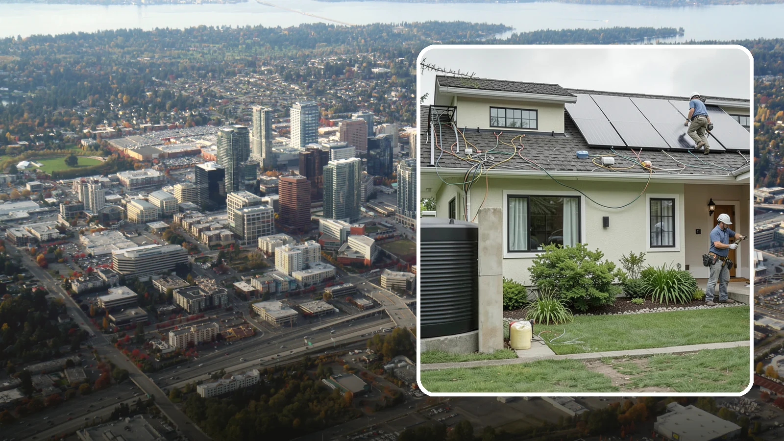 Solar Panel Installation in Bellevue, King County, WA - Solar panel installation engineered for Western Washington roofs and our variable sunlight.