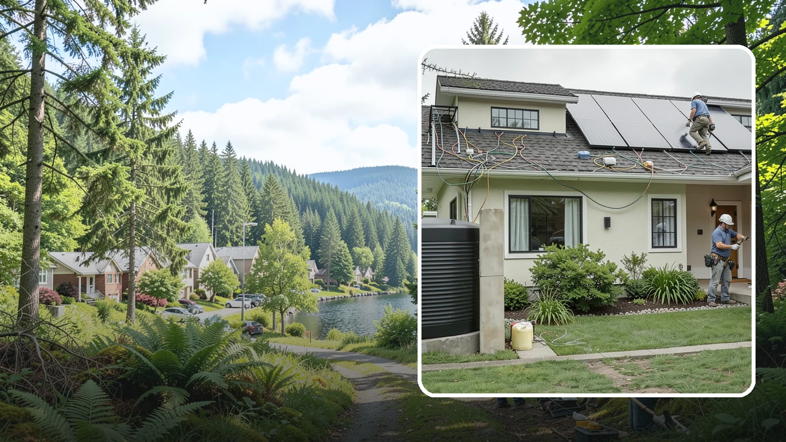 Solar Panel Installation in Lake Forest Park, King County, WA - Solar panel installation engineered for Western Washington roofs and our variable sunlight.