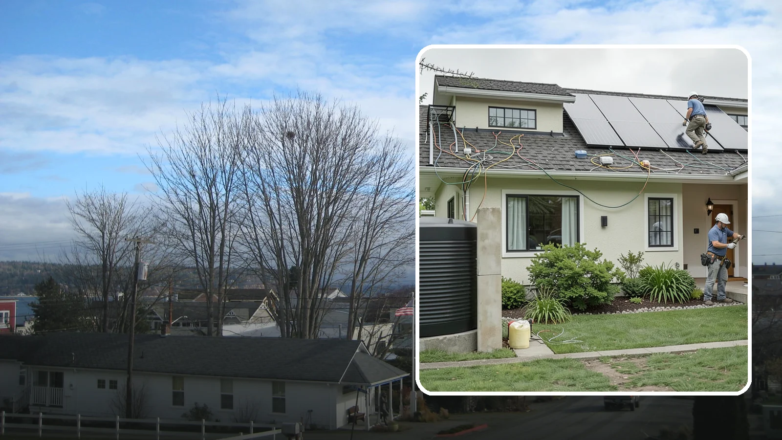 Solar Panel Installation in Langley, Island County, WA - Solar panel installation engineered for Western Washington roofs and our variable sunlight.