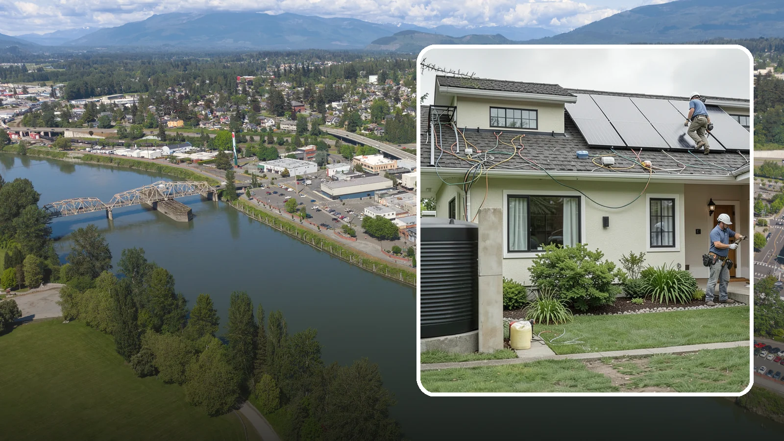 Solar Panel Installation in Mount Vernon, Skagit County, WA - Solar panel installation engineered for Western Washington roofs and our variable sunlight.
