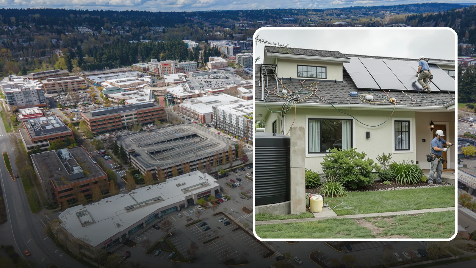 Solar Panel Installation in Redmond, King County, WA - Solar panel installation engineered for Western Washington roofs and our variable sunlight.