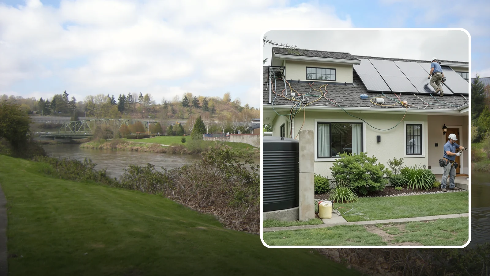 Solar Panel Installation in Tukwila, King County, WA - Solar panel installation engineered for Western Washington roofs and our variable sunlight.