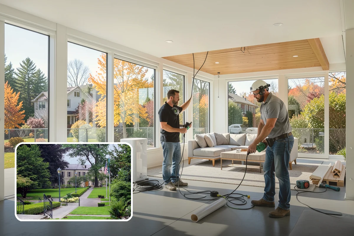 Solar Tube Installation in Woodinville, King County, WA - Brings daylight to windowless spaces