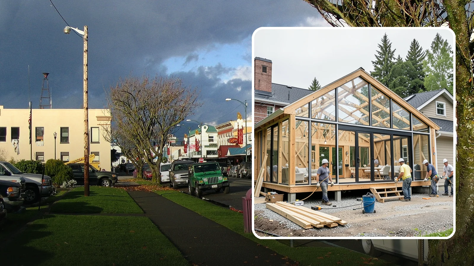 Solarium Construction in Arlington, Snohomish County, WA - A glass-roofed, glass-walled room built to capture maximum sunlight and warmth.
