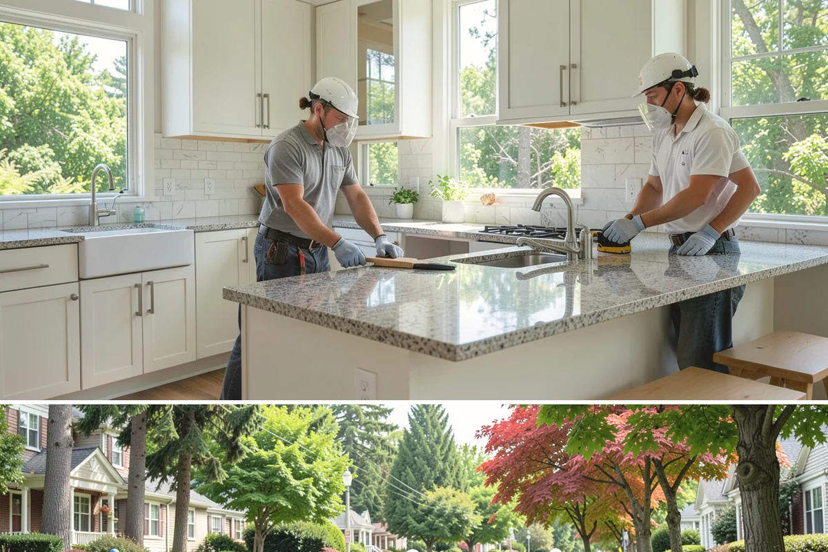 Solarium Construction in Beaux Arts Village, King County, WA - Glass-roof installation is scheduled for dry weather to guarantee watertight seals before the rains return.
