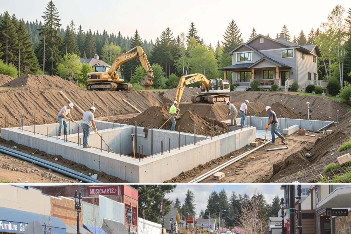 Solarium Construction in Bothell, King County, WA - Glass-roof installation is scheduled for dry weather to guarantee watertight seals before the rains return.