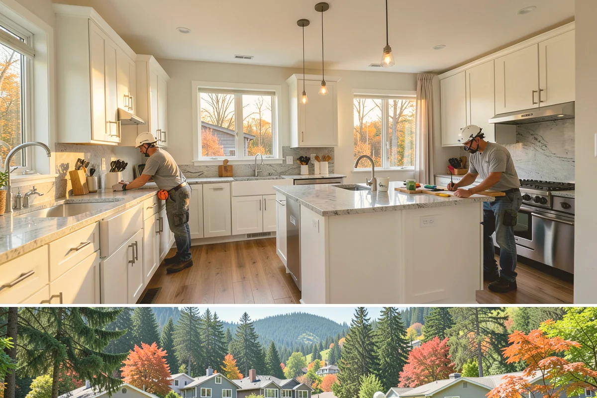 Solarium Construction in Fircrest, Pierce County, WA - Glass-roof installation is scheduled for dry weather to guarantee watertight seals before the rains return.