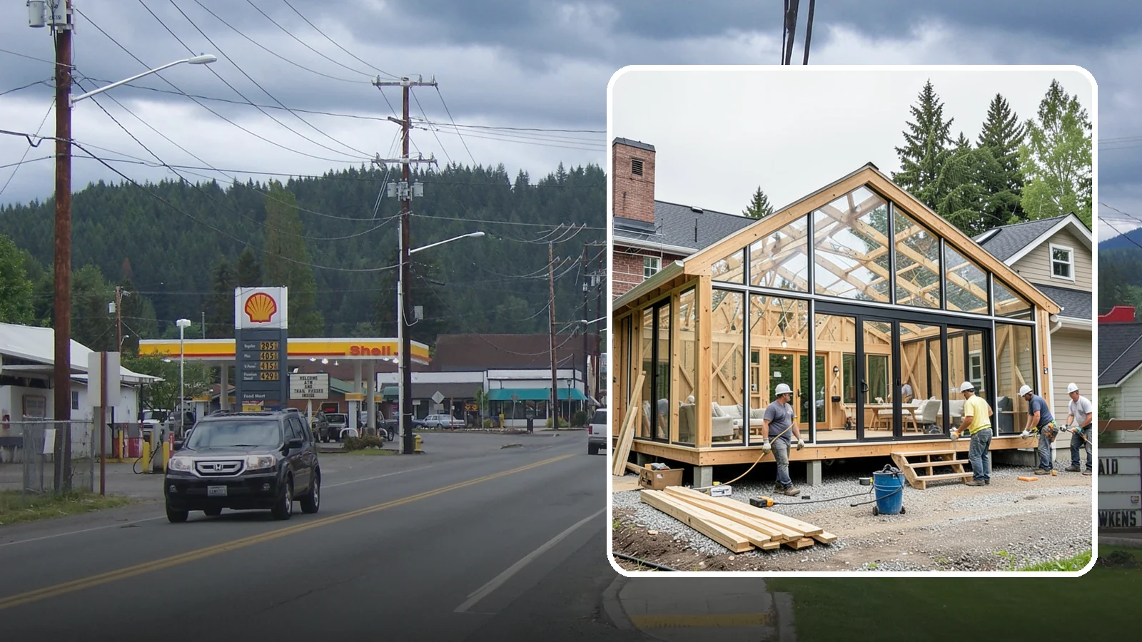 Solarium Construction in Granite Falls, Snohomish County, WA - A glass-roofed, glass-walled room built to capture maximum sunlight and warmth.