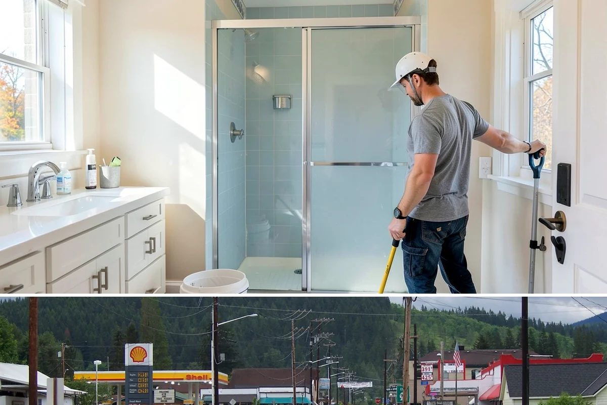 Solarium Construction in Granite Falls, Snohomish County, WA - Glass-roof installation is scheduled for dry weather to guarantee watertight seals before the rains return.