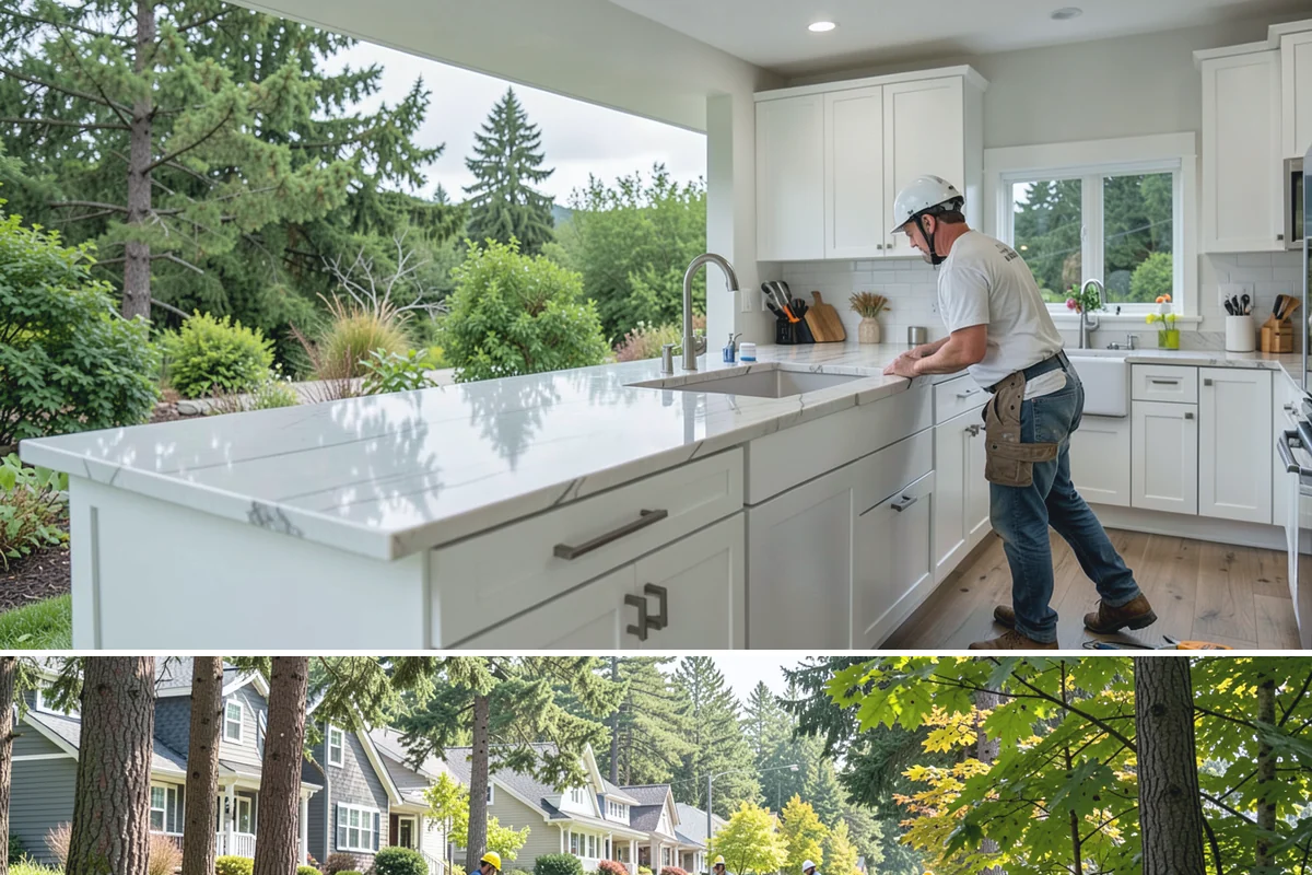 Solarium Construction in Normandy Park, King County, WA - Glass-roof installation is scheduled for dry weather to guarantee watertight seals before the rains return.
