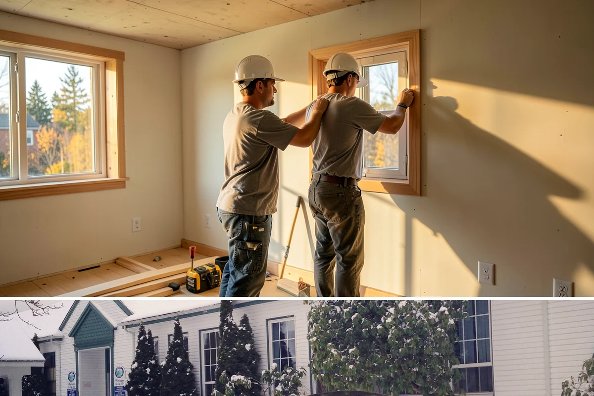 Solarium Construction in Pacific, King County, WA - Glass-roof installation is scheduled for dry weather to guarantee watertight seals before the rains return.