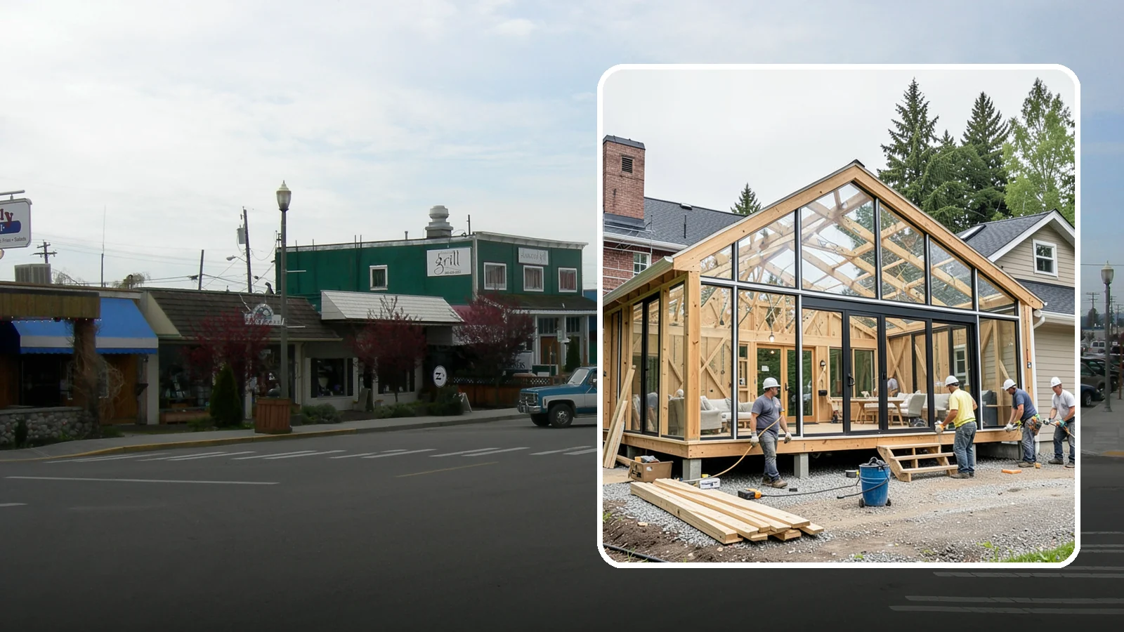 Solarium Construction in Stanwood, Snohomish County, WA - A glass-roofed, glass-walled room built to capture maximum sunlight and warmth.