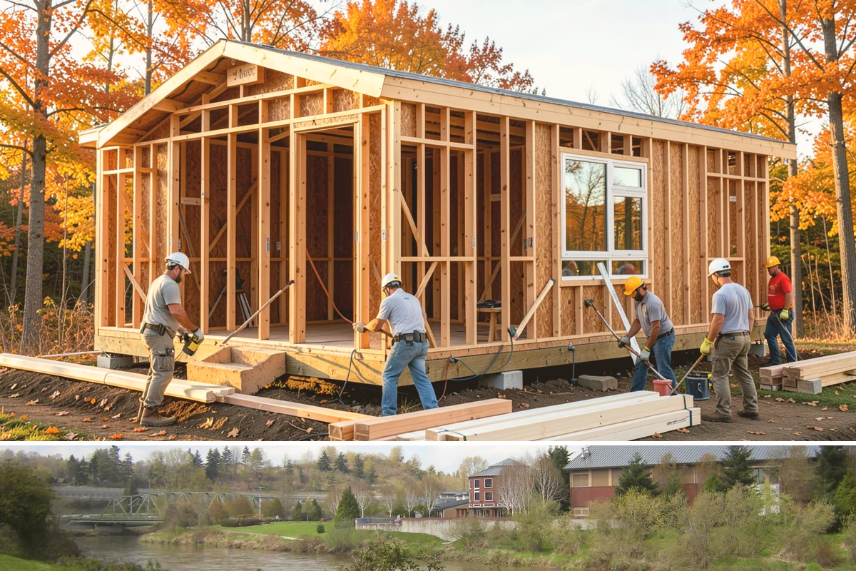 Solarium Construction in Tukwila, King County, WA - Glass-roof installation is scheduled for dry weather to guarantee watertight seals before the rains return.
