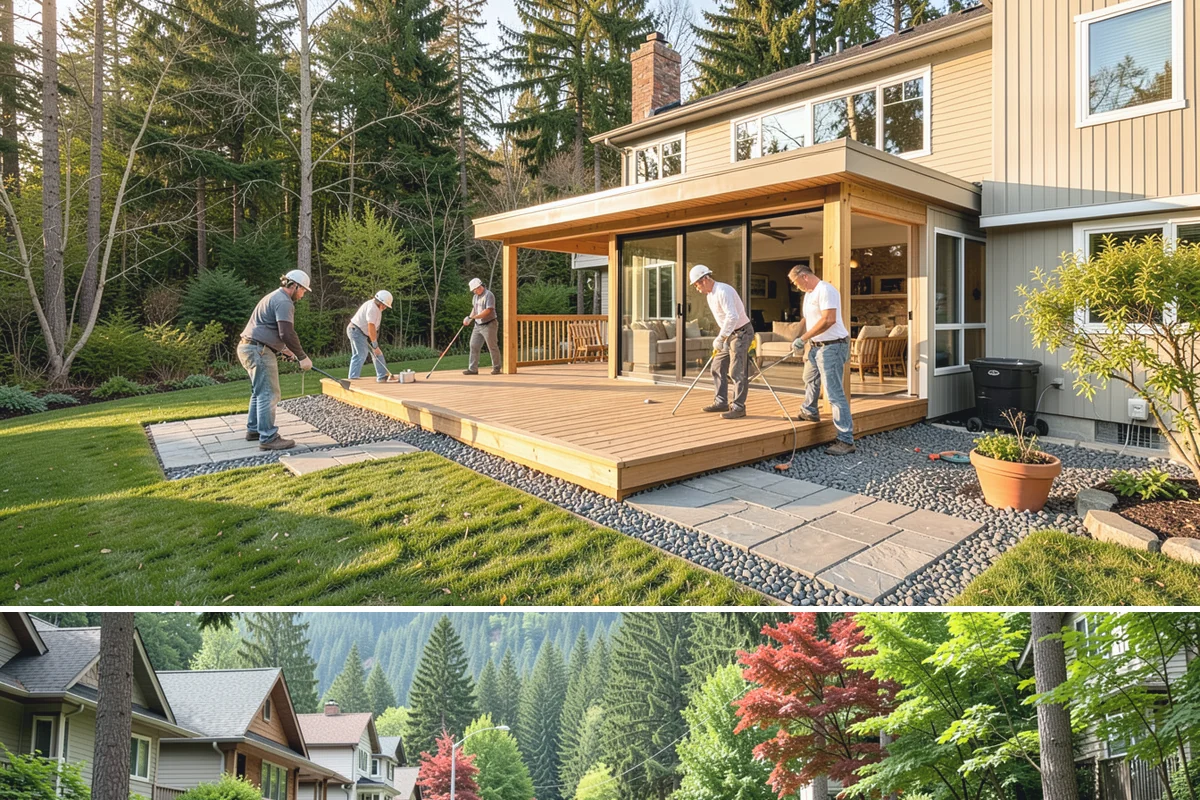 Solid Surface Countertop Installation in Darrington, Snohomish County, WA - Solid surface installs indoors year-round, unaffected by the rainy PNW season.