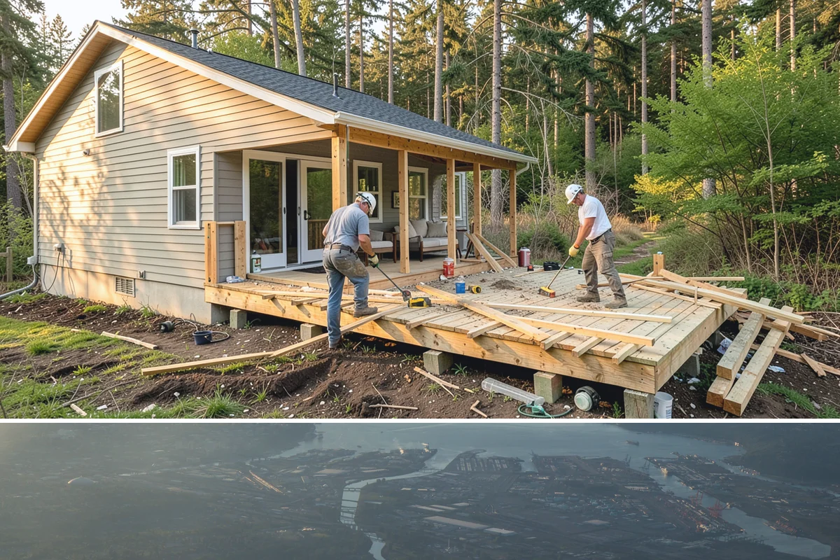 Solid Surface Countertop Installation in Fife, Pierce County, WA - Solid surface installs indoors year-round, unaffected by the rainy PNW season.