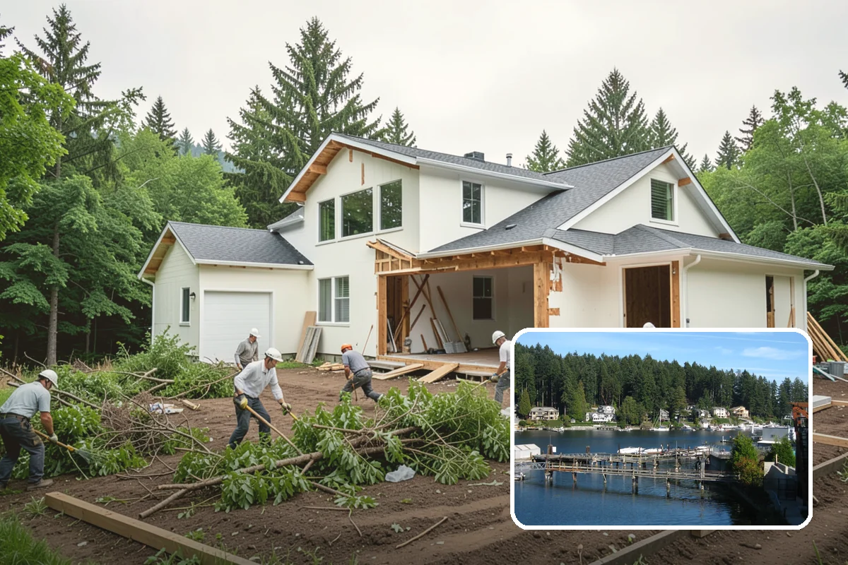 Solid Surface Countertop Installation in Gig Harbor, Pierce County, WA - Virtually seamless, continuous surfaces